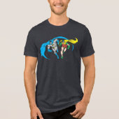 Batman en Robin Tri-Blend Shirt (Voorkant)