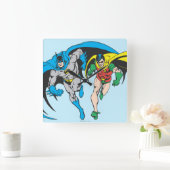 Batman en Robin Vierkante Klok (Huis)