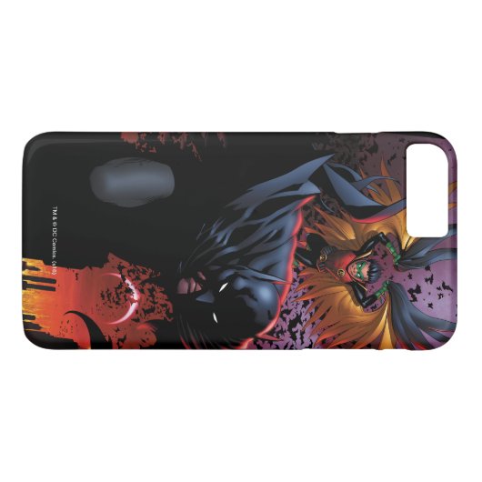 Batman en Robin vliegen over Gotham Case-Mate iPhone Case (Achterkant (Horizontaal))