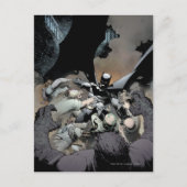 Batman Fighting Arch Enemies Briefkaart (Voorkant)