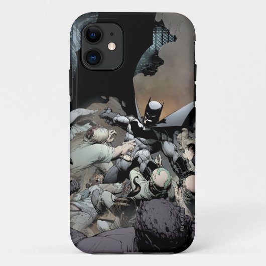 Batman Fighting Arch Enemies Case-Mate iPhone Case (Achterkant)