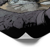 Batman Fighting Arch Enemies Poster (Hoek)