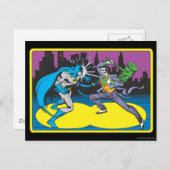 Batman Fights Joker Briefkaart (Voorkant / Achterkant)