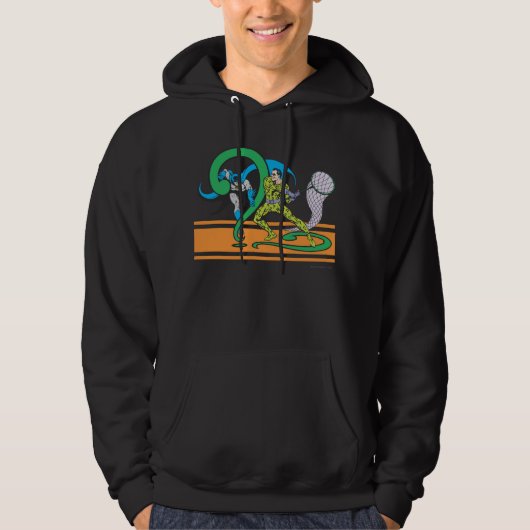 Batman Fights Riddler Hoodie (Voorkant)