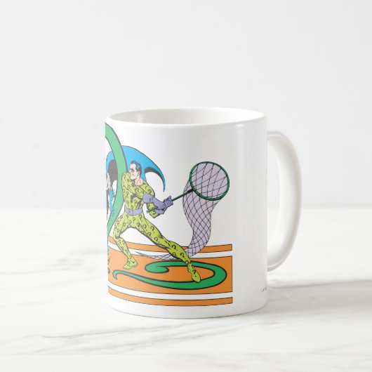 Batman Fights Riddler Koffiemok (Voorkant rechts)