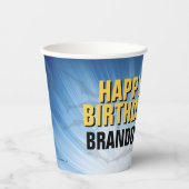 Batman | Fijne verjaardag Papieren Bekers (Voorkant)