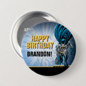 Batman | Fijne verjaardag Ronde Button 7,6 Cm (Voorkant /achterkant)