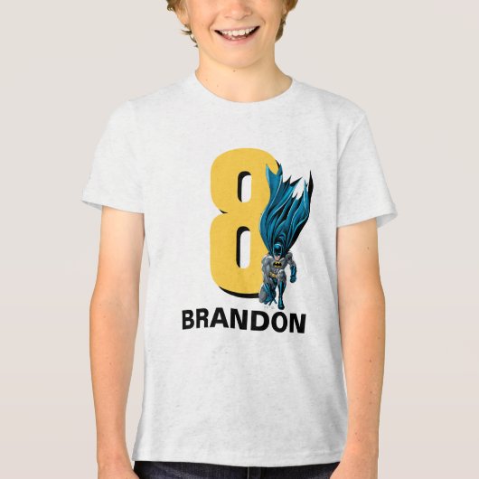 Batman | Fijne verjaardag Tri-Blend Shirt (Voorkant)