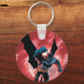 Batman Firey Sky Sleutelhanger (Voorkant)