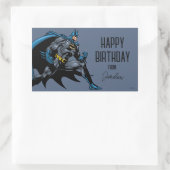 Batman Fists | Gefeliciteerd Rechthoekige Sticker (Tas)