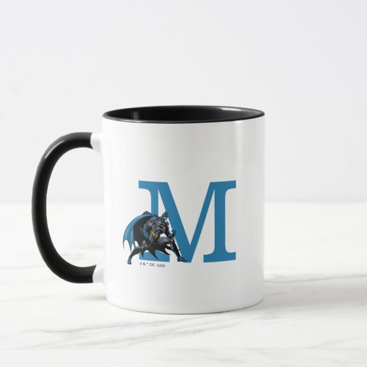 Batman Fists | Uw monogram en naam toevoegen Mok (Links)