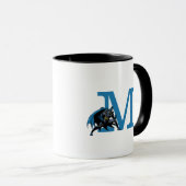 Batman Fists | Uw monogram en naam toevoegen Mok (Voorkant rechts)