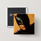Batman Foto Vierkante Button 5,1 Cm (Voorkant /achterkant)