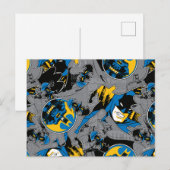 Batman Full Throttle Toss Patroon Briefkaart (Voorkant / Achterkant)