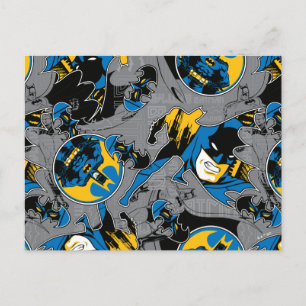 Batman Full Throttle Toss Patroon Briefkaart