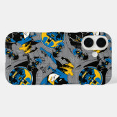 Batman Full Throttle Toss Patroon Case-Mate iPhone Case (Achterkant (horizontaal))