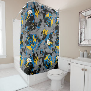 Batman Full Throttle Toss Patroon Douchegordijn