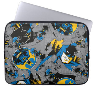 Batman Full Throttle Toss Patroon Laptop Sleeve