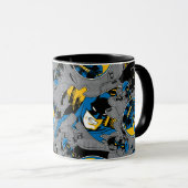 Batman Full Throttle Toss Patroon Mok (Voorkant rechts)