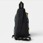 Batman Full Throttle Toss Patroon Sling Bag (Achterkant)