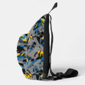 Batman Full Throttle Toss Patroon Sling Bag (Rechts)