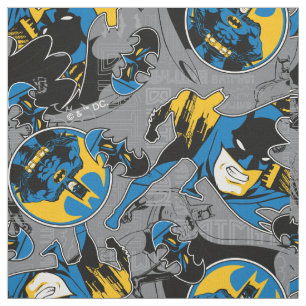 Batman Full Throttle Toss Patroon Stof
