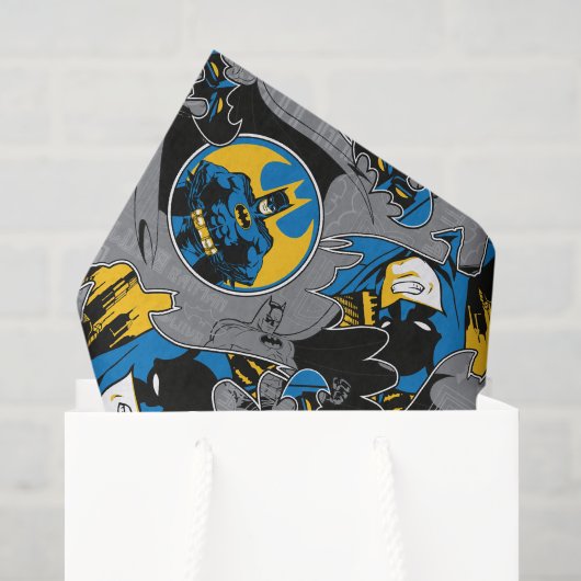 Batman Full Throttle Toss Patroon Tissuepapier (Cadeauzakje)