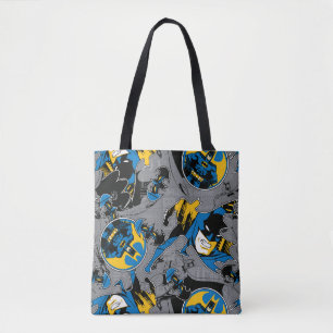 Batman Full Throttle Toss Patroon Tote Bag