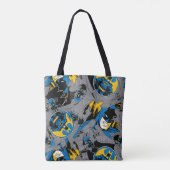 Batman Full Throttle Toss Patroon Tote Bag (Achterkant)