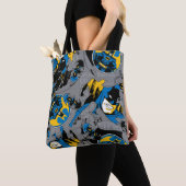 Batman Full Throttle Toss Patroon Tote Bag (Dichtbij)