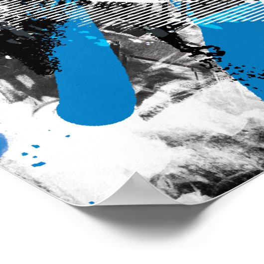 Batman Future Cityscape Montage Poster (Hoek)