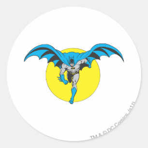 Batman gaat vooruit ronde sticker