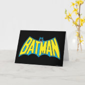 Batman |  Geel Blauwe Logo Kaart (Gele Bloem)