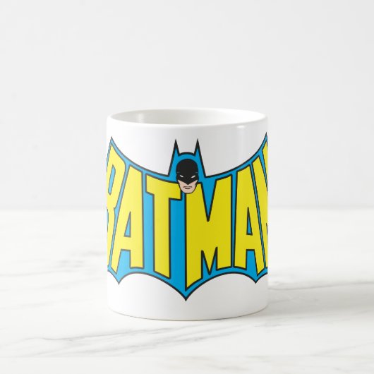 Batman |  Geel Blauwe Logo Koffiemok (Center)