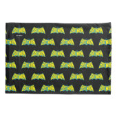 Batman |  Geel Blauwe Logo Kussensloop (Achterkant)