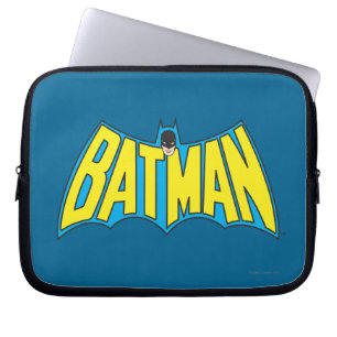 Batman    Geel Blauwe Logo Laptop Sleeve