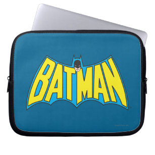 Batman    Geel Blauwe Logo Laptop Sleeve