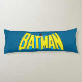 Batman | Geel Blauwe Logo Lichaamskussen (Achterkant)
