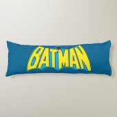 Batman |  Geel Blauwe Logo Lichaamskussen (Voorkant)
