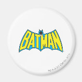 Batman |  Geel Blauwe Logo Magneet (Voorkant)