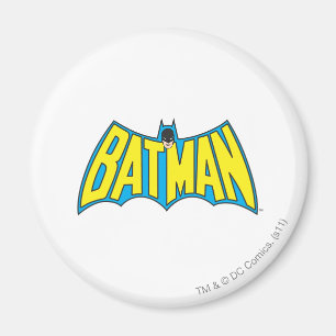 Batman    Geel Blauwe Logo Magneet