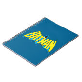 Batman |  Geel Blauwe Logo Notitieboek (Linkerzijde)