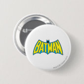 Batman | Geel Blauwe Logo Ronde Button 5,7 Cm (Voorkant /achterkant)