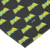 Batman |  Geel Blauwe Logo Tafelkleed (Gekanteld)