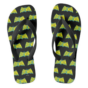 Batman    Geel Blauwe Logo Teenslippers