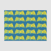 Batman | Geel Blauwe Logo Tissuepapier (Voorkant)