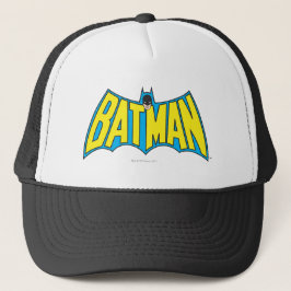Batman |  Geel Blauwe Logo Trucker Pet