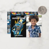 Batman Gefeliciteerd met Valentijnsdag Notitiekaartje (Voorkant / Achterkant in situ)