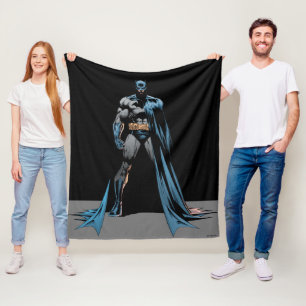 Batman gehuld in schaduw fleece deken