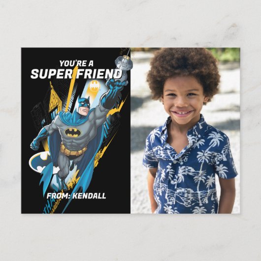 Batman Gelukkige Valentijnsdag Briefkaart (Voorkant)